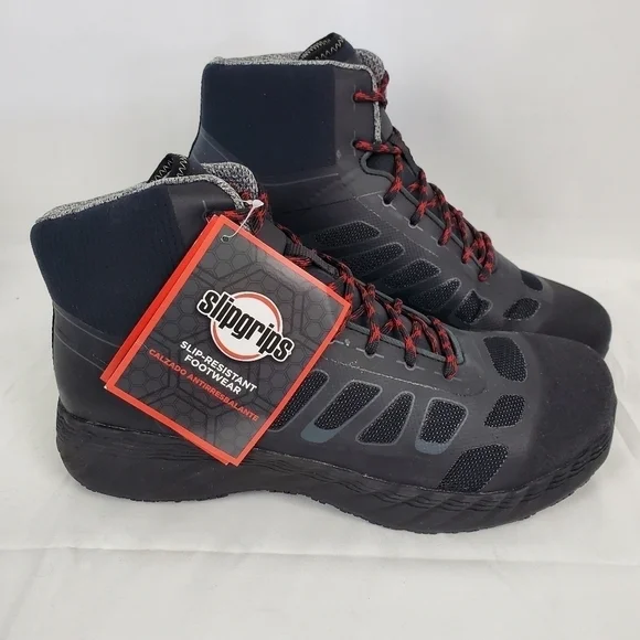 SlipGrips Men's Alloy Toe Electrical Hazard Puncture-Resisting Waterproof Hi-Top - Picture 1 of 9